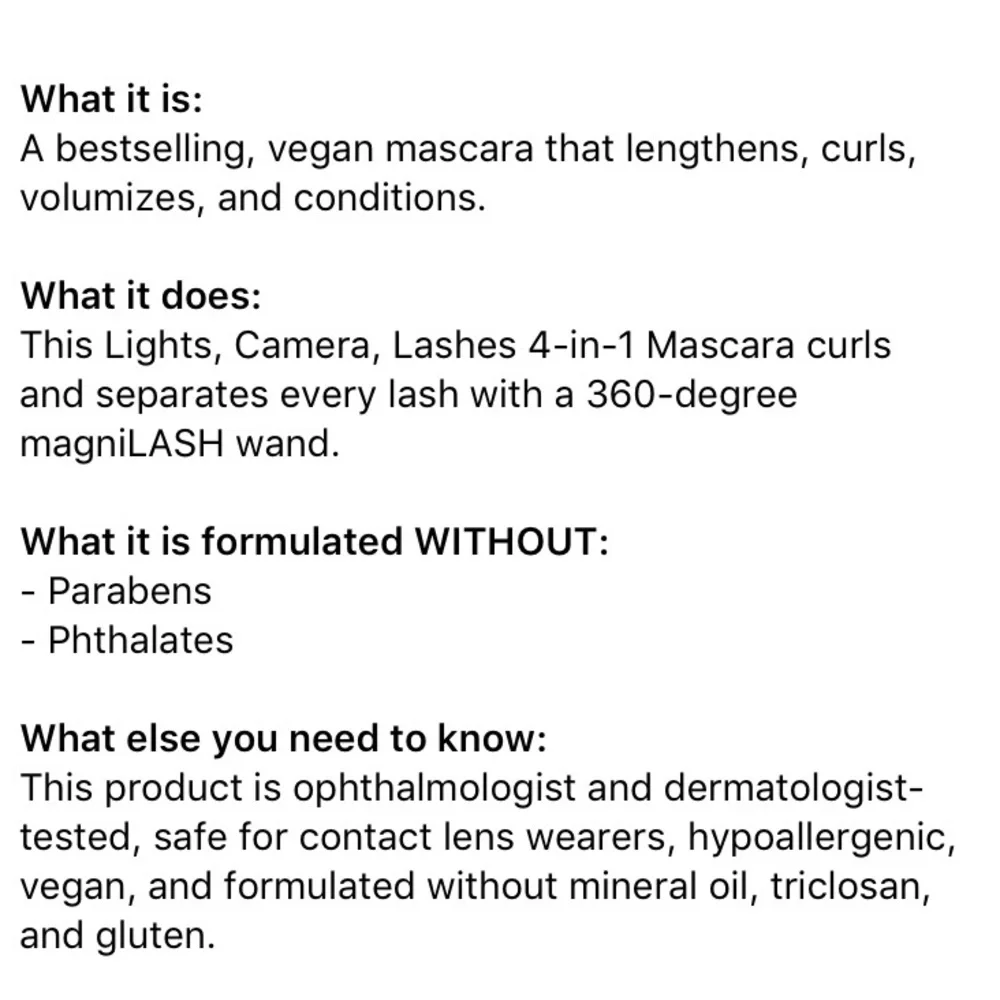 Tarte Lights, Camera, Lashes 4-in-1 Mascara